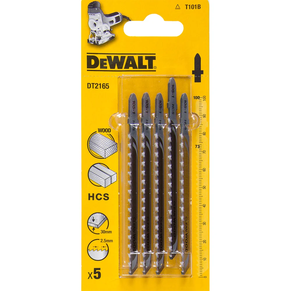 Пилки для лобзика Dewalt DT 2165 T101B 100732