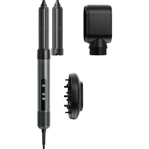Фен-щетка HAIER HHS-513, 1400Вт, графитовый