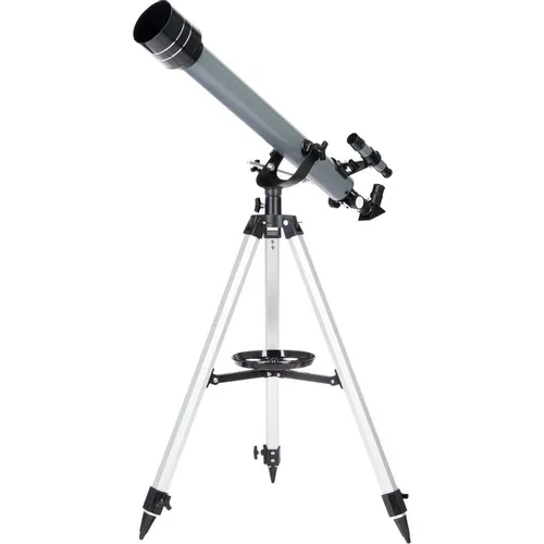 Телескоп LEVENHUK 60 Base рефрактор d60мм fl700мм 120x серый, черный [77099]