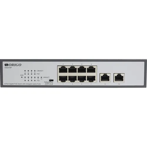 Коммутатор ORIGO OS2210P/120W, неуправляемый [os2210p/120w/a1a]
