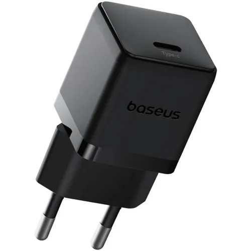 Сетевое зарядное устройство BASEUS Palm, USB-C, USB-C, 20Вт, 1.67A, черный