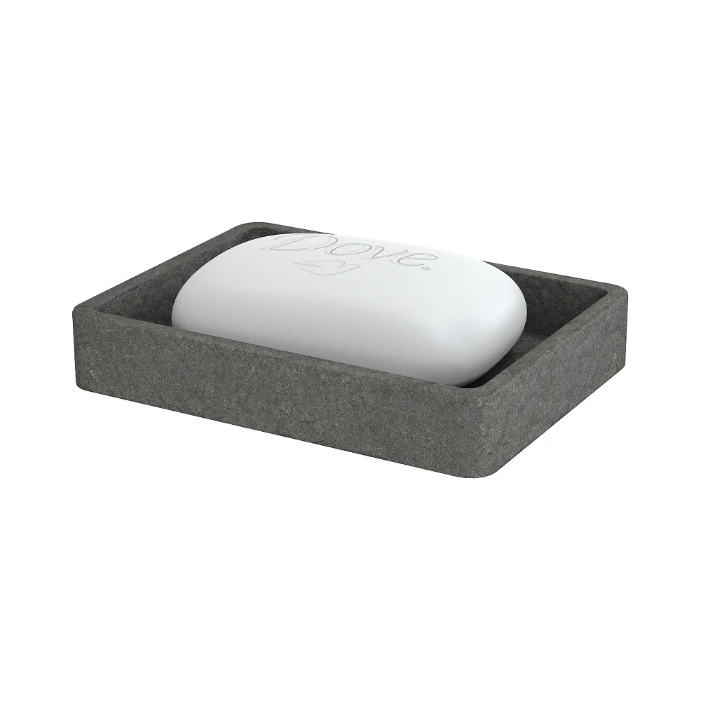 Настольная мыльница FORA STONE BLACK FOR-STN36BL