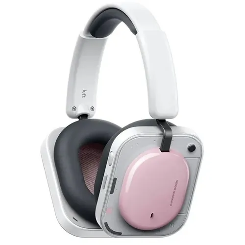 Наушники NOTHING Headphone (a), 3.5 мм/Bluetooth/USB Type-C, накладные, розовый