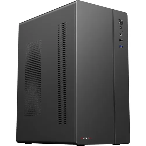 Корпус mATX Accord ACC-266, Mini-Tower, без БП, черный