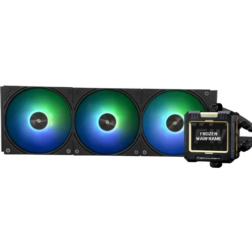 Система водяного охлаждения Thermalright Frozen Warframe 360, LCD, 4-pin, ARGB, 120мм, черный, retail [f-wframe-360-bl-argb]