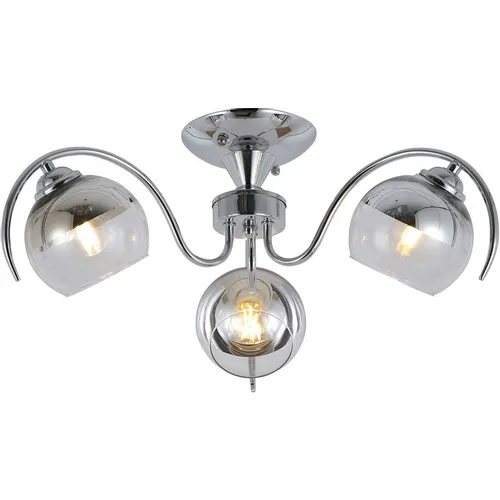 Люстра HIPER H217-3, 3 х 60 Вт, хром/прозрачный