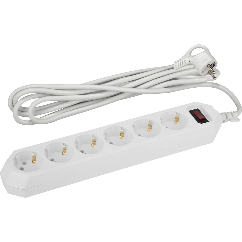 Сетевой фильтр ЭРА USF-6es-5m-W-BOX Б0037264