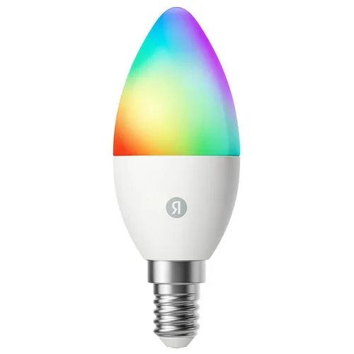 Умная лампа ЯНДЕКС YNDX-00557 E14 RGB 6Вт 520lm Wi-Fi (1шт)