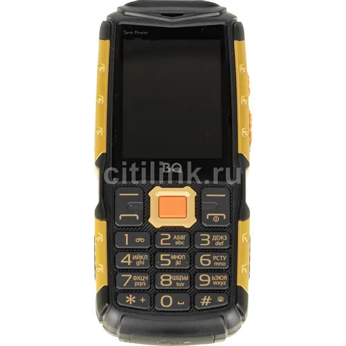 Сотовый телефон BQ Tank Power 2430, черный/золотистый