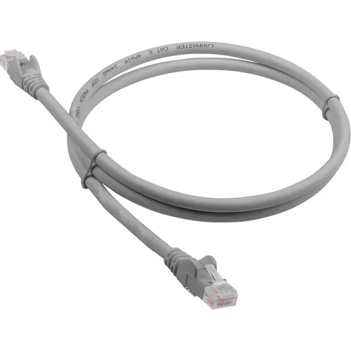 Патч-корд LanMaster вилка RJ-45, вилка RJ-45, кат.6, LSZH, 10м, серый [lan-pc45/u6-10-gy]