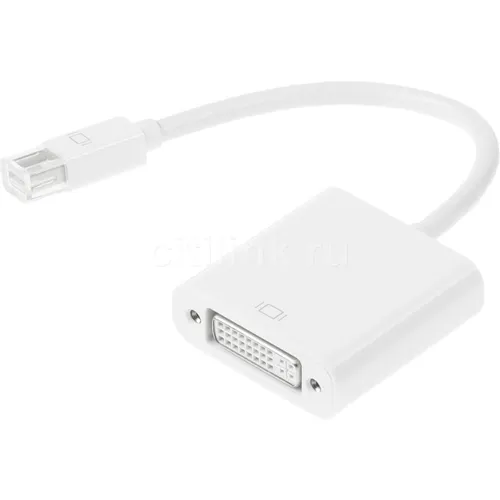 Адаптер DVI NingBo DVI-D (f) - miniDisplayPort (m), 0.245м, белый