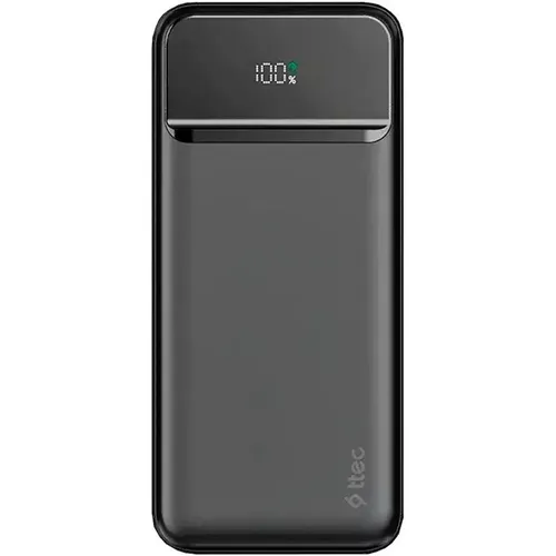 Внешний аккумулятор (Power Bank) TTEC ReCharger LCD, 20000мAч, черный [2bb268s]