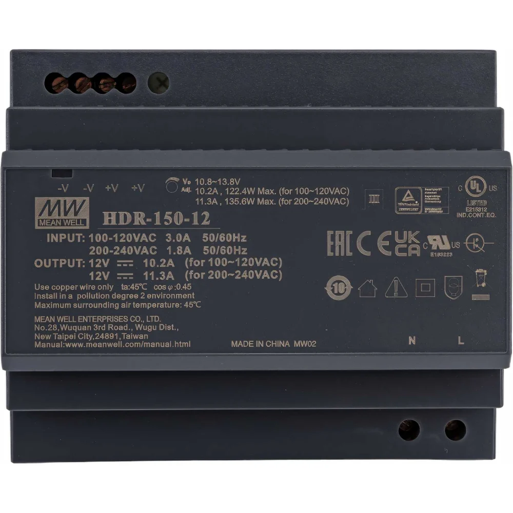 Источник питания Mean Well HDR-150-12 Т03238075