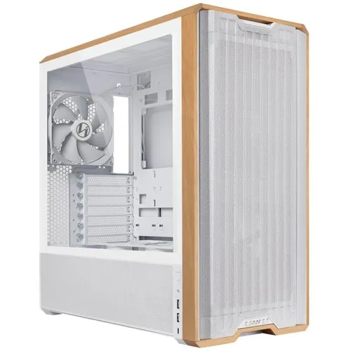 Корпус ATX Lian Li Lancool 217, Midi-Tower, без БП, белый [g99.lan217w.r0]