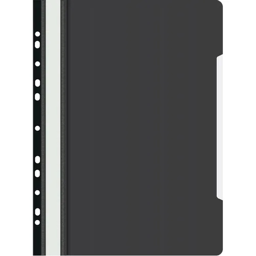 Папка-скоросшиватель Бюрократ PS-P20BLCK, A4, пластик, черный 20 шт./кор.