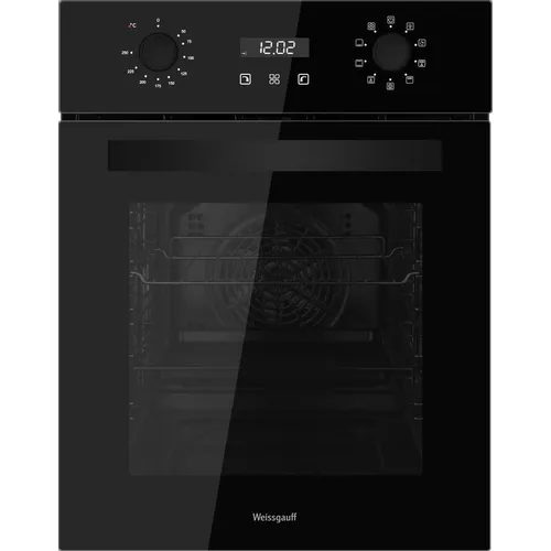 Духовой шкаф электрический WEISSGAUFF EOY 459 PDB, 50л, дверца с 3 стеклами, черный