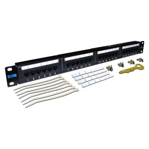 Патч-панель Lanmaster (TWT-PP24UTP ) 19" 1U 24xRJ45 кат.5E UTP