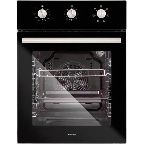 Духовой шкаф электрический NORDFROST HM 4060 B, 50л, дверца с 2 стеклами, черный