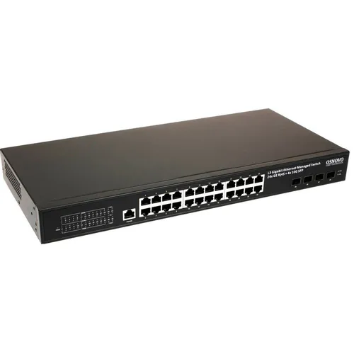 Коммутатор OSNOVO SW-24G4X-2L, управляемый