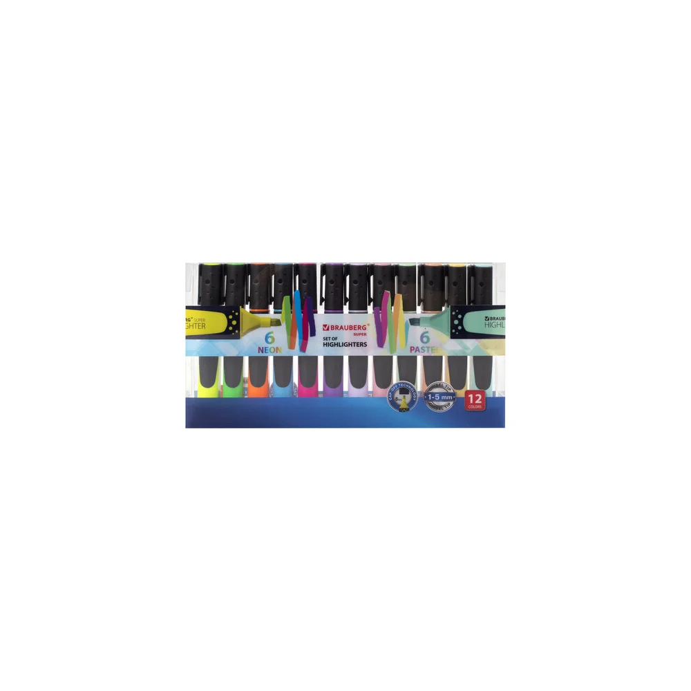Текстовыделители BRAUBERG SUPER 151758