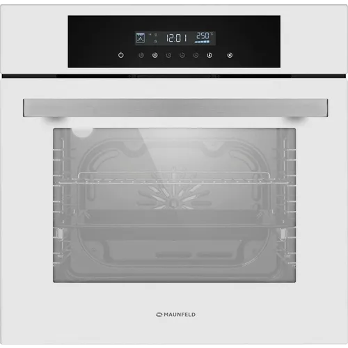 Духовой шкаф электрический MAUNFELD AEOD6063W, 60л, дверца с 3 стеклами, белый