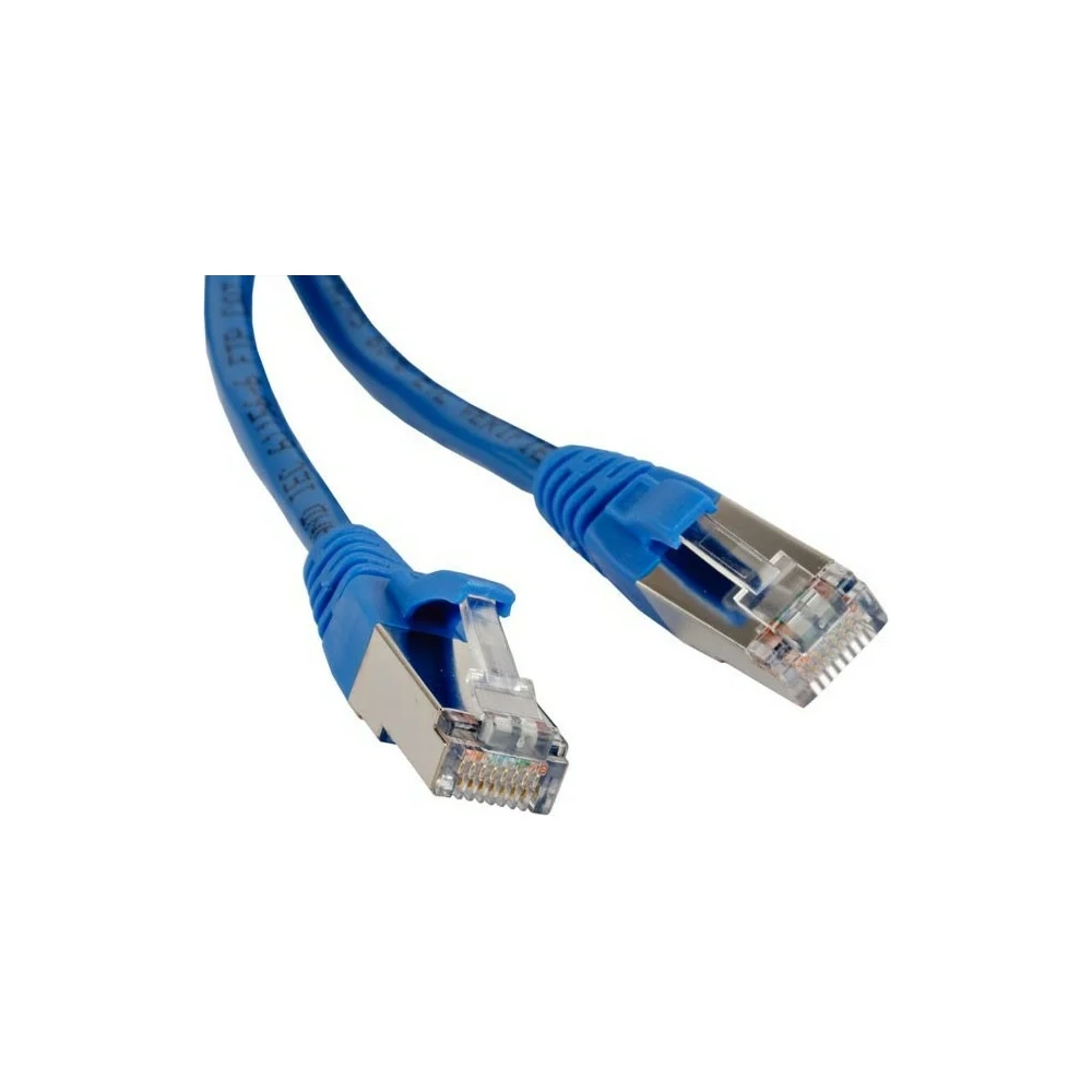 Экранированный патч-корд Hyperline PC-LPM-STP-RJ45-RJ45-C5e-5M-LSZH-BL 30993