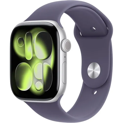 Смарт-часы Apple Watch Series 11 A3333, 46мм, фиолетовый/серебристый