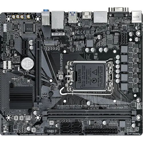 Материнская плата Gigabyte H610M S2H V3 DDR4, Socket LGA 1700, Intel H610, mATX, Ret