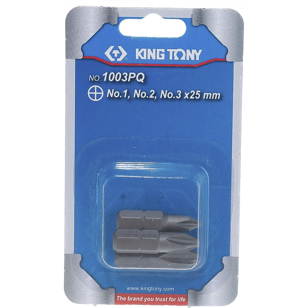 Набор бит вставок KING TONY 1003PQ