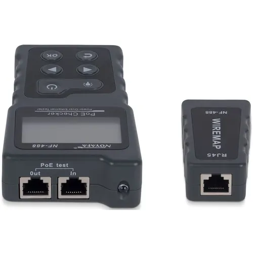 Кабельный тестер CABEUS HT-488-PoE черный