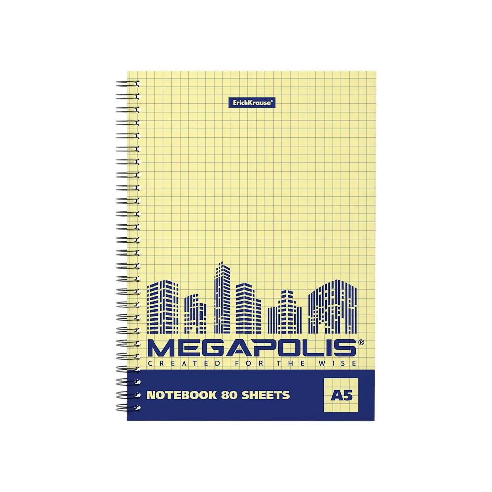 Общая тетрадь ErichKrause MEGAPOLIS Yellow Concept 49803