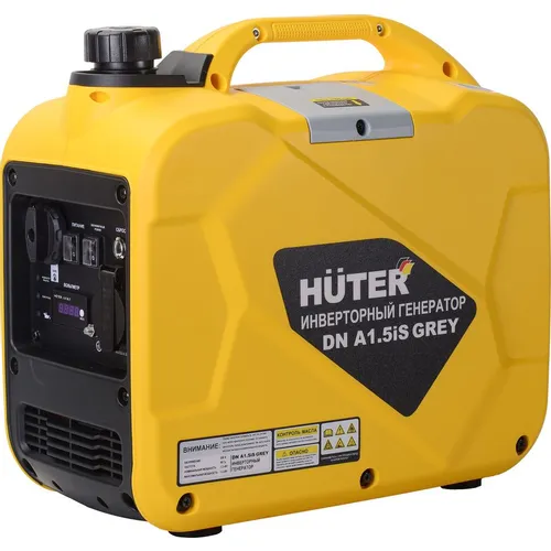 Бензиновый генератор Huter DN А1,5iS, 220 В, 1.2кВт [64/10/36]