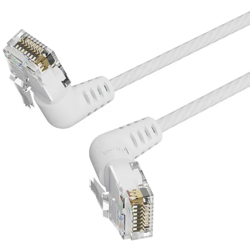 Патч-корд VENTION IBOWD литой (molded), U/UTP, кат.6A, 0.5м, 4 пары, 32AWG, медь бескислородная, многожильный, белый