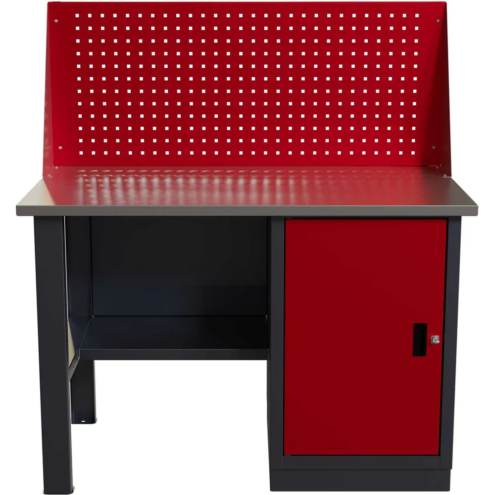 Слесарный однотумбовый верстак IRONMEBEL worky WK-0 M-IM00108K