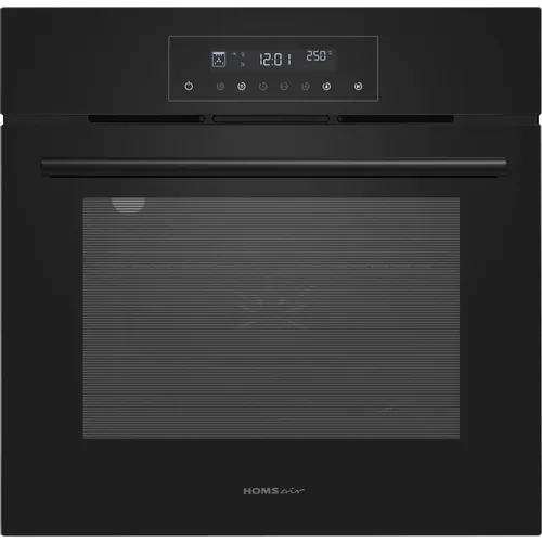 Духовой шкаф электрический HOMSAIR OEH606BK, 60л, дверца с 3 стеклами, черный
