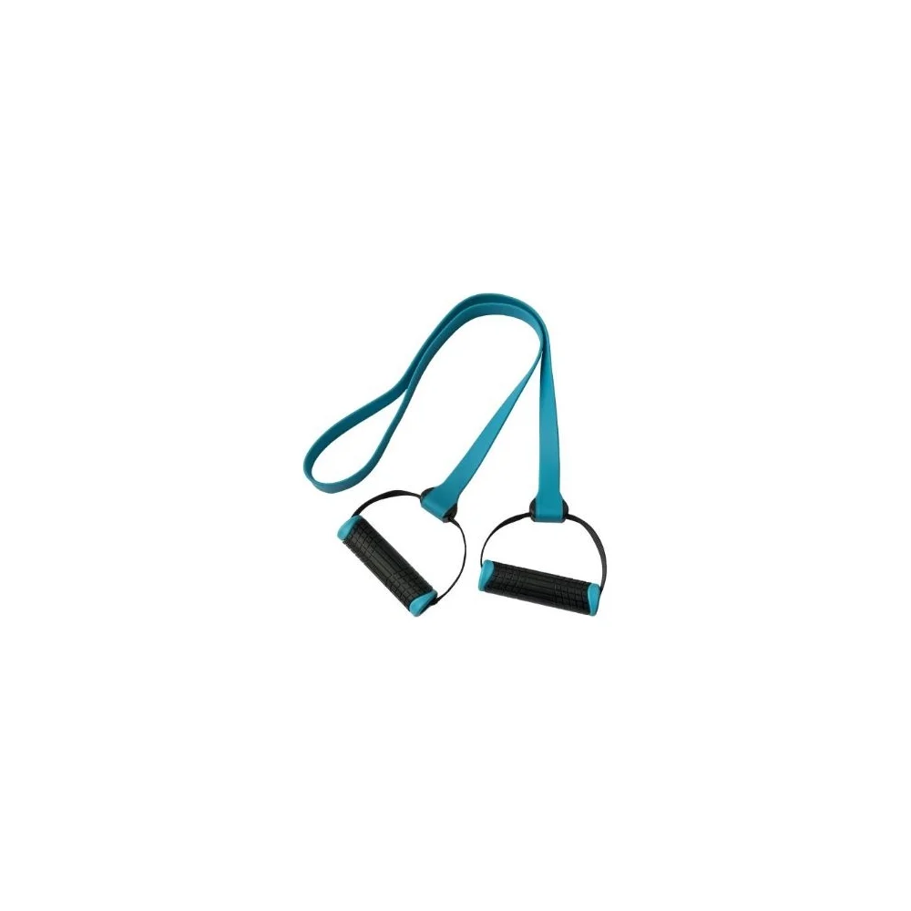 Ленточный амортизатор LivePro с рукоятками Resistance Band, синий/черный NL LP8407 00-00-00