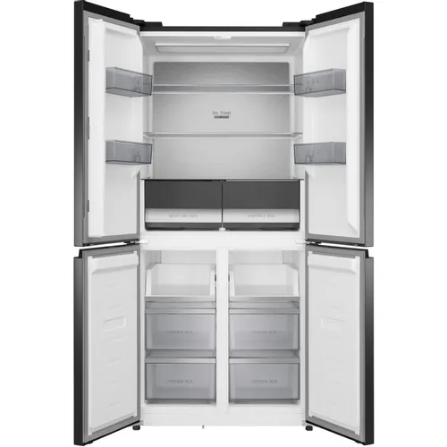 Холодильник трехкамерный MEFERI Comfort MFR83 Side by Side, инверторный, черный