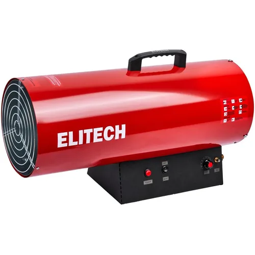 Газовая тепловая пушка Elitech ТП 50ГБ, 50кВт, красный [177656]