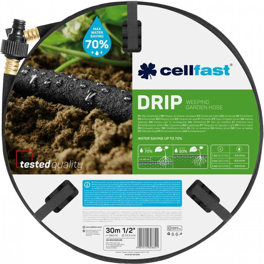 Сочащийся шланг Cellfast DRIP 19-004