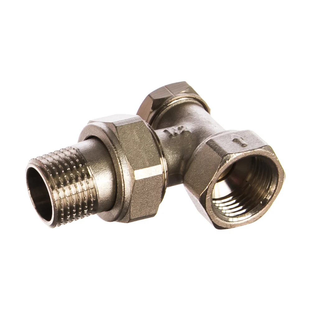 Угловой запорно-регулируемый клапан PRO AQUA LVA-m15-f15x