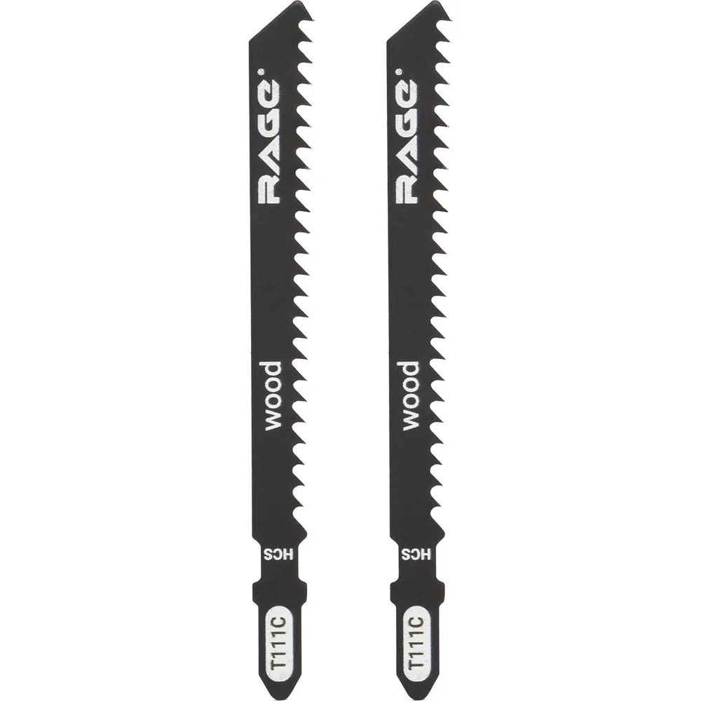Пилки для лобзика для дерева и пластика RAGE T111C 552025