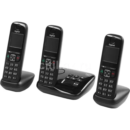 Радиотелефон Gigaset AS690A Trio, черный [l36852-h2836-m211]
