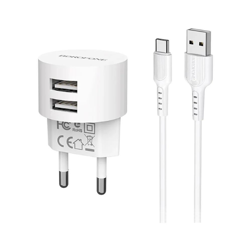 Сетевое зарядное устройство Borofone ba23a brilliant 0L-00044347