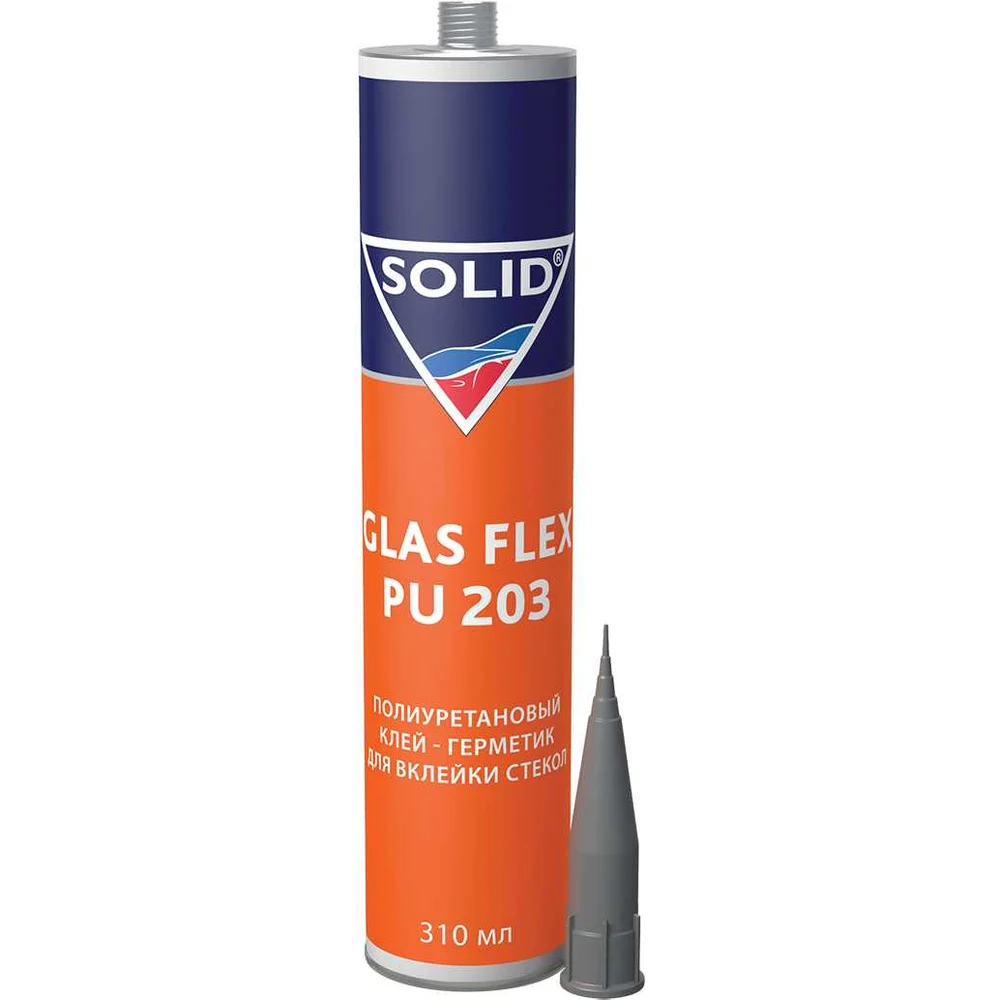 Однокомпонентный полиуретановый клей для вклейки стекол SOLID GLAS FLEX PU 203 370.0312.1