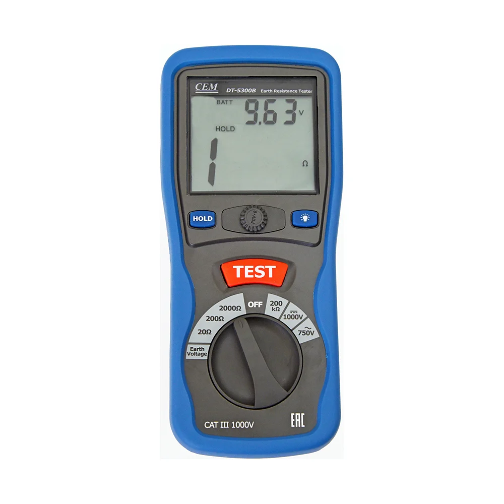 Измеритель сопротивления заземления СЕМ DT-5300B 482025
