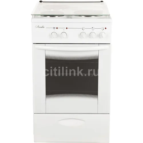 Электрическая плита Лысьва ЭП 301 MC, эмаль, стеклянная крышка, белый