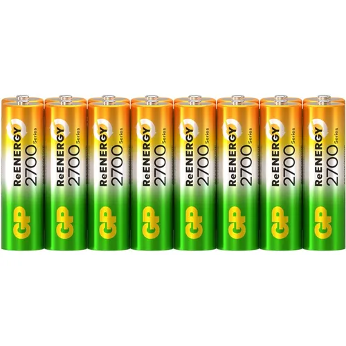 AA Аккумуляторная батарейка GP 270AAHCRGY, 16 шт. 2700мAч
