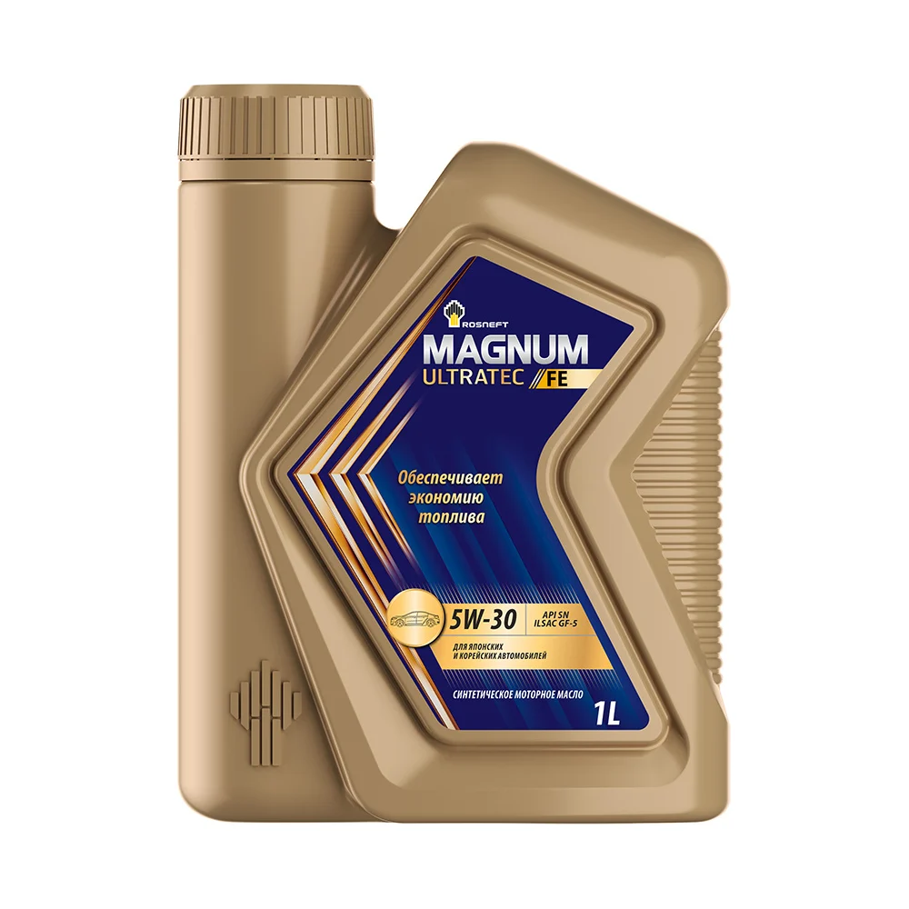 Синтетическое моторное масло Роснефть Magnum Ultratec FE 5W-30 SN-CF 40816332