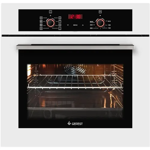 Духовой шкаф электрический GEFEST DA 622-03RB1, 55л, дверца с 2 стеклами, белый/черный