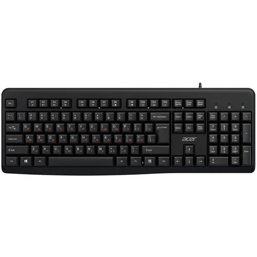 Клавиатура Acer OKW500, проводная, USB, мембранная, черный [zl.kbdee.01t]
